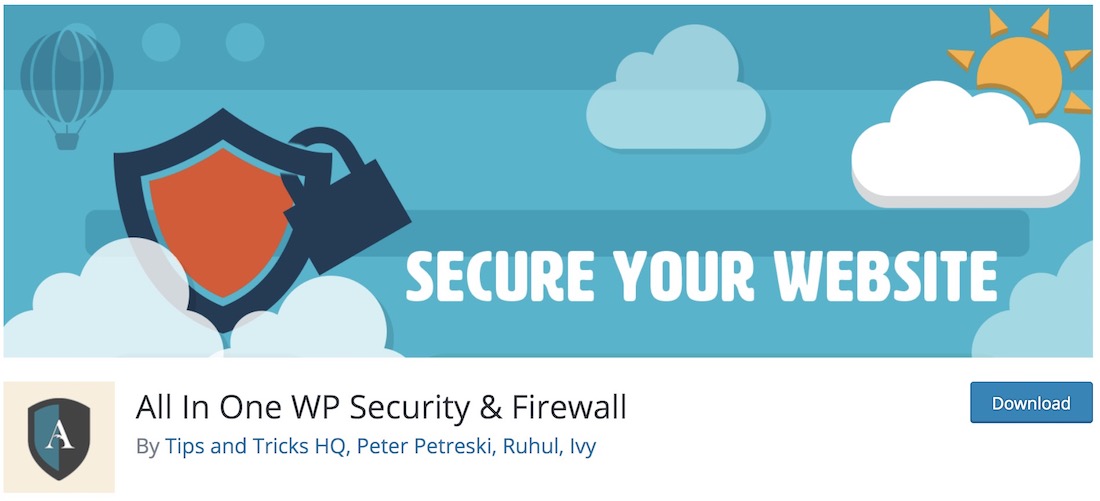 all in one wp security and firewall essential wordpress plugin
