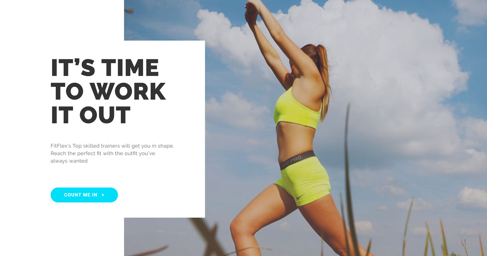 Fitness Homepage