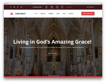 Libchurch Free Template