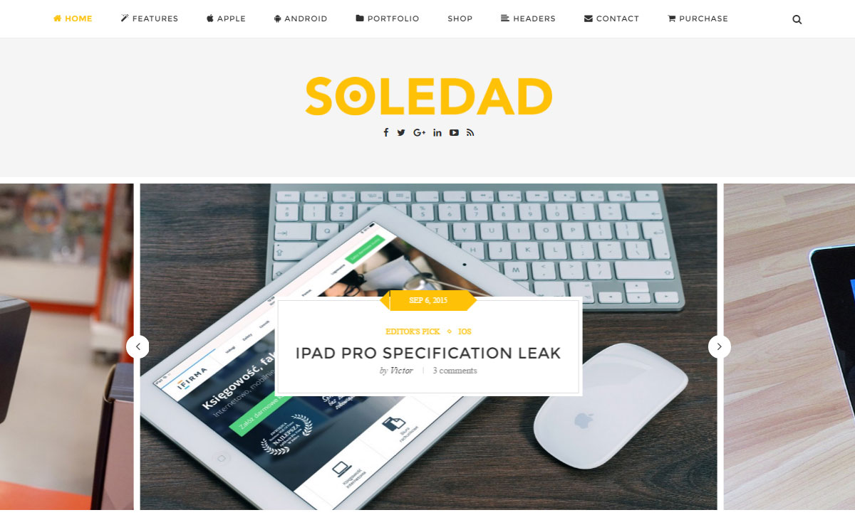 Soledad Theme Review Tech Demo