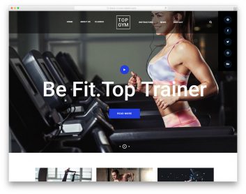 TopGym Free Template